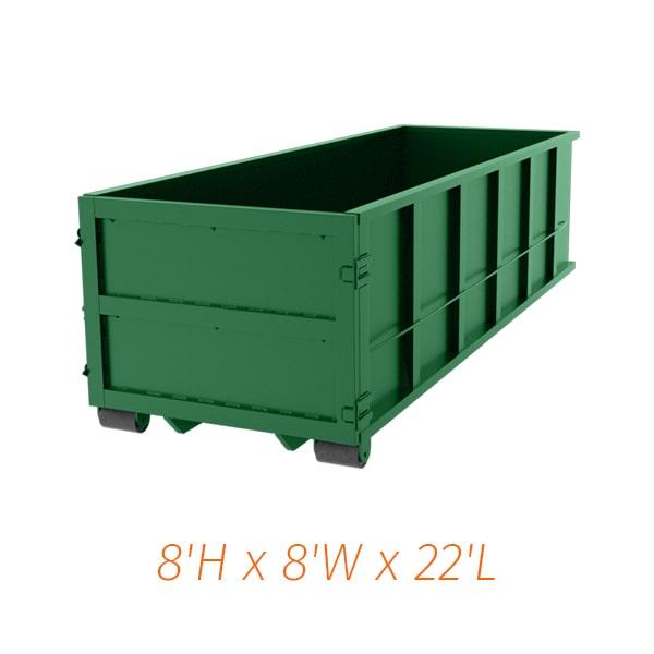 you can typically rent a forty-yard dumpster for up to 7-10 days, depending on the service provider